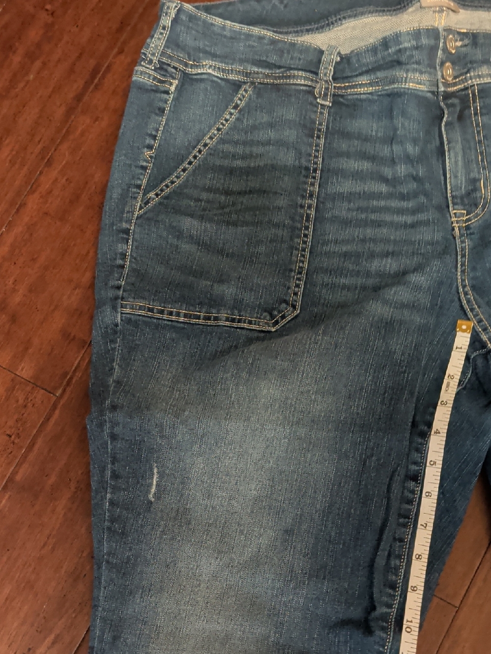 Torrid jean vintage stretch Mid Rose Flare Size 22 - Picture 6 of 9